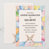 Brunch de Pâques & Invitation chasse aux oeufs (Devant / Derrière)
