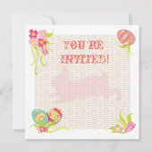 Brunch de thé de Pâques victorien Invitations (Dos)