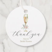 Brunch en Bruisend Champagne Bedankt Bedankjes Labels (Voorkant)