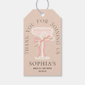 Brunch en Bruisende Champagne Bruidsfeestcadeaus Cadeaulabel (Voorkant)