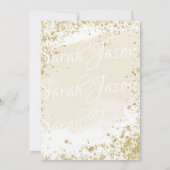 Brunch en Bubble glitter gold Kaart (Achterkant)