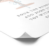 Brunch en Bubble Mimosa Bar Sign Poster (Hoek)