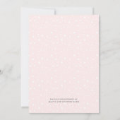 Brunch en Bubble | Roze Floral Bridal Brunch Kaart (Achterkant)
