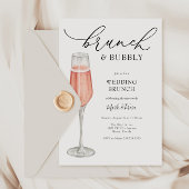 Brunch en Bubbly Champagne bruiloft brunch Kaart