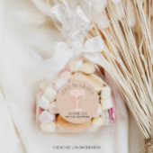 Brunch en Bubbly Champagne Vrijgezellenfeest Favor Ronde Sticker