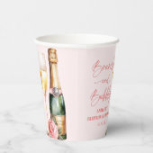 Brunch en Bubbly Mimosa Champagne Verjaardagsbrunc Papieren Bekers (Rechts)