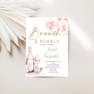 Brunch en Bubbly Prosecco Vrijgezellenfeest Kaart