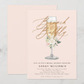 Brunch en Mousserende Prosecco Champagne Bruilofts Kaart (Voorkant / Achterkant)