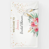 Brunch et bannière nuptiale pétillante Champagne (Vertical)