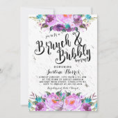 Brunch et bulle nuptiale douche Invitation (Devant)