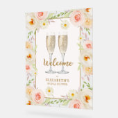 Brunch et Fête des mariées fleurie Bubbly Bienvenu (Angle)