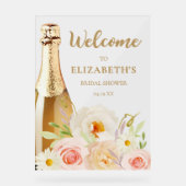 Brunch et Fête des mariées fleurie Bubbly Bienvenu (Recto)