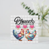 Brunch, etc. Invitation becomes: (Debout devant)