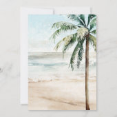 brunch flamand tropical invitation à la douche nup (Dos)