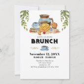 Brunch Invitation Kaart (Voorkant)