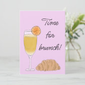 Brunch Invitation Kaart (Staand voorkant)