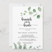 Brunch met de Bride Delight Eucalyptus Douche Kaart (Voorkant)