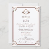 Brunch met de bruid bruidsdouche uitnodiging (Voorkant)