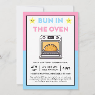 Brunch met geslacht bekendmaking Bun in de Oven Kaart