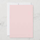 Brunch met het Bride Pink Bow Vrijgezellenfeest Kaart (Achterkant)