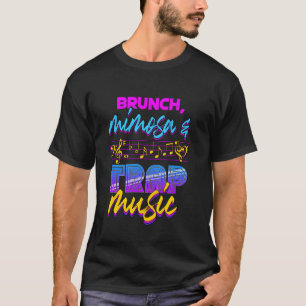 Brunch Mimosa en Trap Muziek Cocktail Rap Hip Hop T-shirt