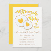 Brunch pour bébé douche Invitations (Devant / Derrière)