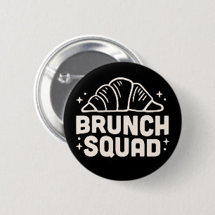 Brunch squad club ronde button 5,7 cm