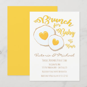 Brunch voor Baby Douche Uitnodigingen