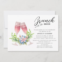 Brunch With the Bride Invitation Kaart