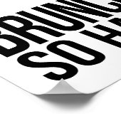 Brunch zo hard | Art Print (Hoek)