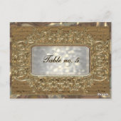 Brunchild Victoriaans Tafelnummer Kaart (Achterkant)