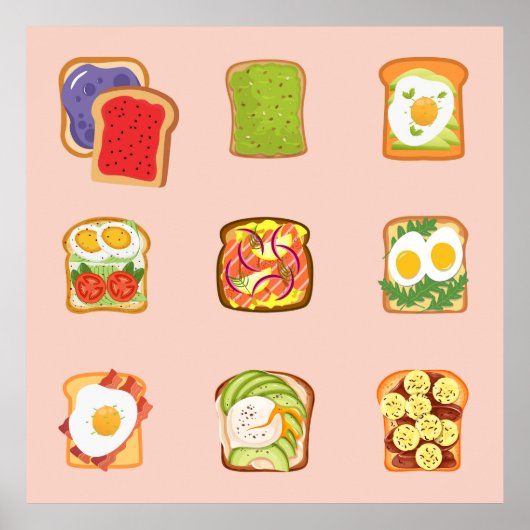 brunchtoast poster (Voorkant)
