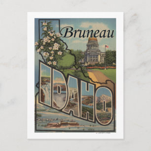 Bruneau, Idaho - Grote Letter-scènes Briefkaart