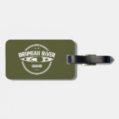 Bruneau Idaho Kayaking Bagagelabel (Achterkant horizontaal)