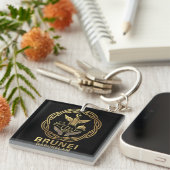 Brunei Darusslam Southeast Asia Sleutelhanger (Voorkant Rechts)