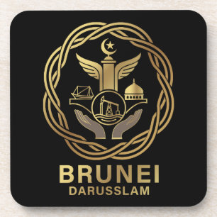 Brunei Darusslam Zuidoost-Azië Bier Onderzetter