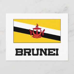 Brunei Flag Briefkaart