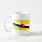Brunei Flag Koffiemok (Links)