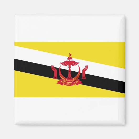 Brunei Flag Magneet (Voorkant)