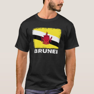 Brunei Flag ondersteunt Bruneian People Women Mann T-shirt