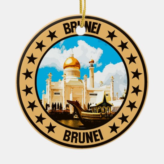 Brunei Keramisch Ornament (Voorkant)