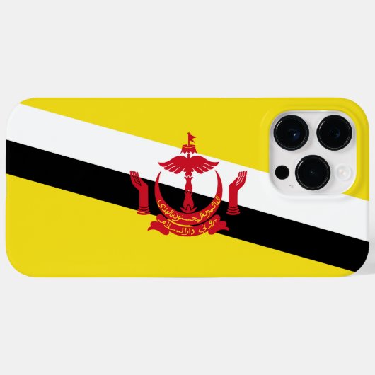 Brunei vlag Case-Mate iPhone case (Achterkant (horizontaal))