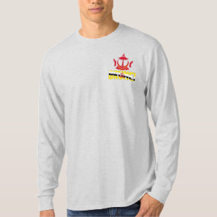 Brunei vlag en wapenschild t-shirt