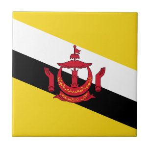 Brunei Vlag Keramische Tegel Tegeltje
