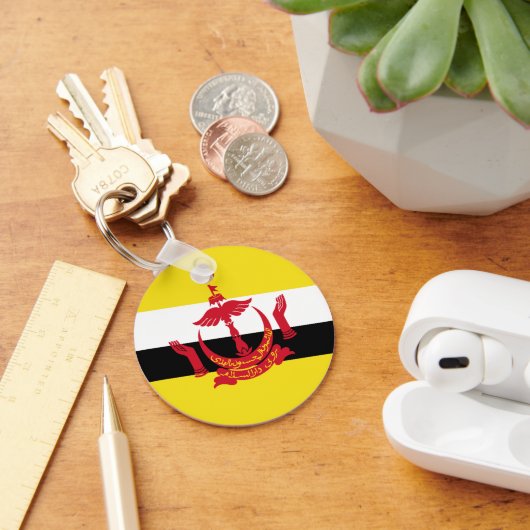 Brunei vlag sleutelhanger (Bureau)