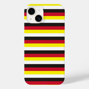 Brunei vlag strepen land patroon wit zwart rood Case-Mate iPhone 14 hoesje