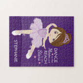 Brunette Ballerina Legpuzzel (Horizontaal)