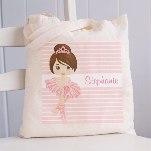 Brunette Ballerina Sac fourre-tout à deux côtés
