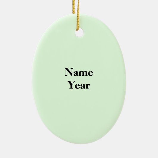 Brunette Femme Ornement de golf (Dos)