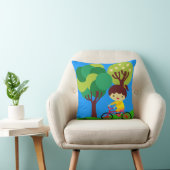 Brunette Girl sur Coussin à vélo (Chaise)